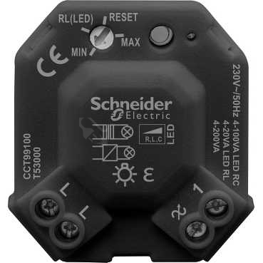 Obrázek produktu Stmívač univerzální pod tlačítko Schneider Electric CCT99100 0