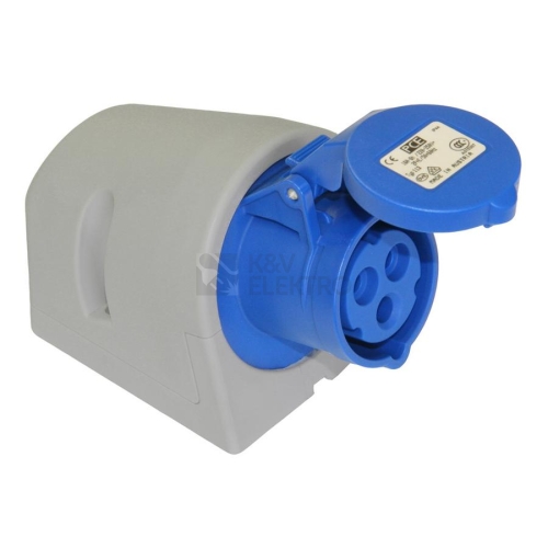 Zásuvka nástěnná PCE 3P 16A/230V IP44 113-6TT