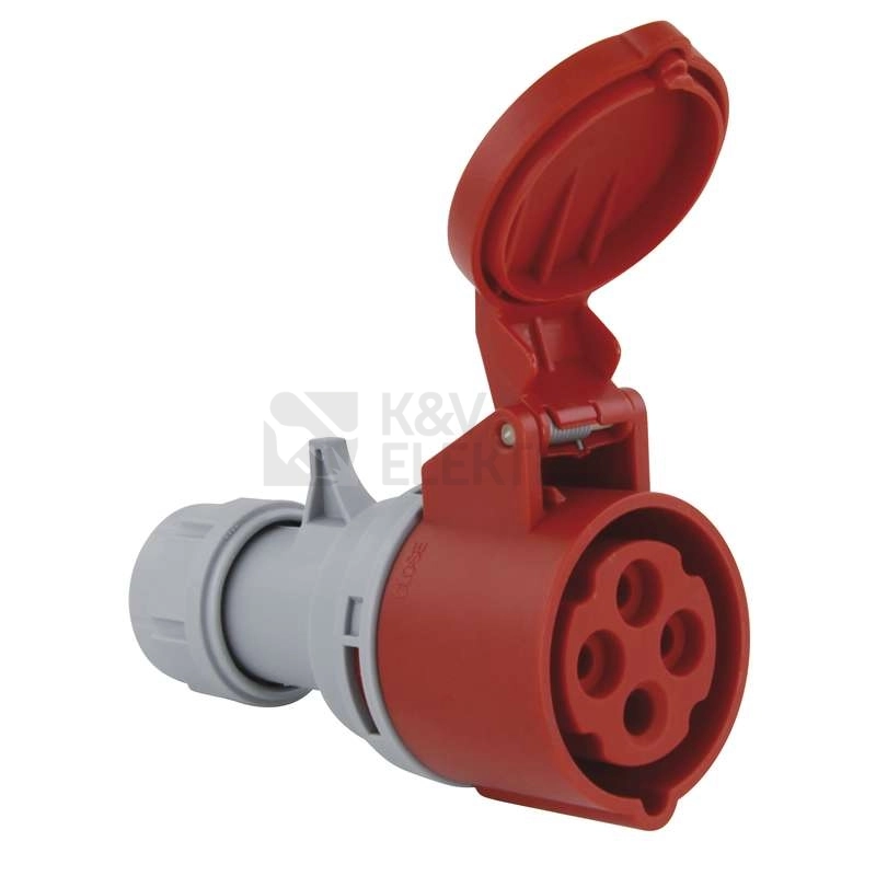 Obrázek produktu Spojka PCE 214-6TT 16A/4P/400V IP44 Turbo Twist 0