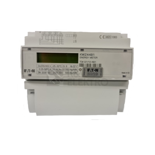  Elektroměr EATON KWZ44B1 999201867 cejchovaný MID 3x230/400V přímý do 65A 1-sazba