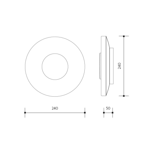 Nástěnné LED svítidlo Panlux CENTRO bílá PN42100003