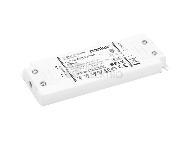 Obrázek produktu LED driver Panlux DRT015/500 15W 500mA 0