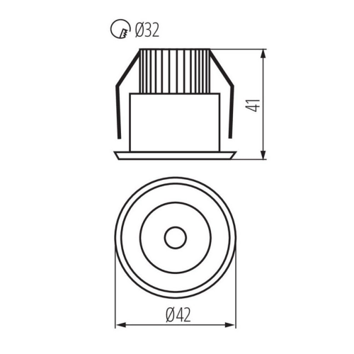 Podhledové LED svítidlo Kanlux HAXA-DSO POWER LED-B 08103 (obrázek 6)