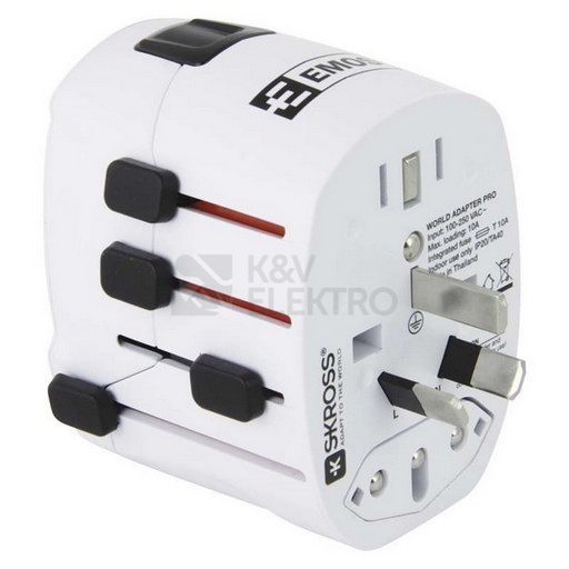 Obrázek produktu Adaptér/redukce cestovní EMOS P0056 (pro Evropany v zahraničí) 6