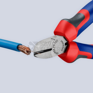 Obrázek produktu Štípací kleště Knipex 70 02 125 stranové 125mm 2