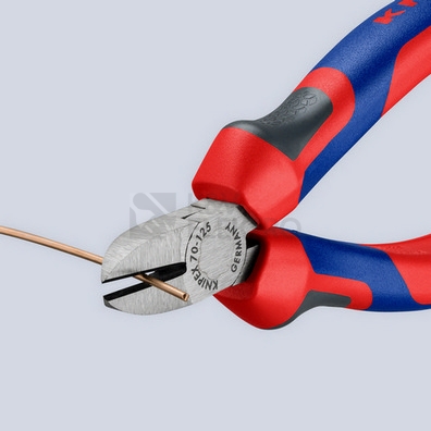 Obrázek produktu Štípací kleště Knipex 70 02 125 stranové 125mm 3