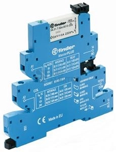 Obrázek produktu Spínací relé s paticí Finder EMR 24VAC/DC 6A 39.31.0.024.0060 0