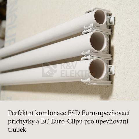 Obrázek produktu  Příchytka Schnabl ESD 80 31350 pro stahovací pásek nebo příchytku Euro-Clip (50ks) 1