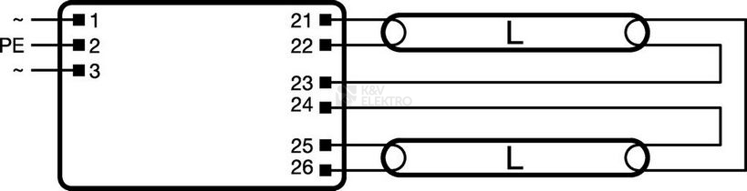 Obrázek produktu Elektronický předřadník OSRAM QT-FIT8 2X36/220-240 3