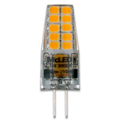 LED žárovka G4 McLED 2,5W (25W) teplá bílá (3000K) 12V ML-325.003.92.0 (obrázek 5)