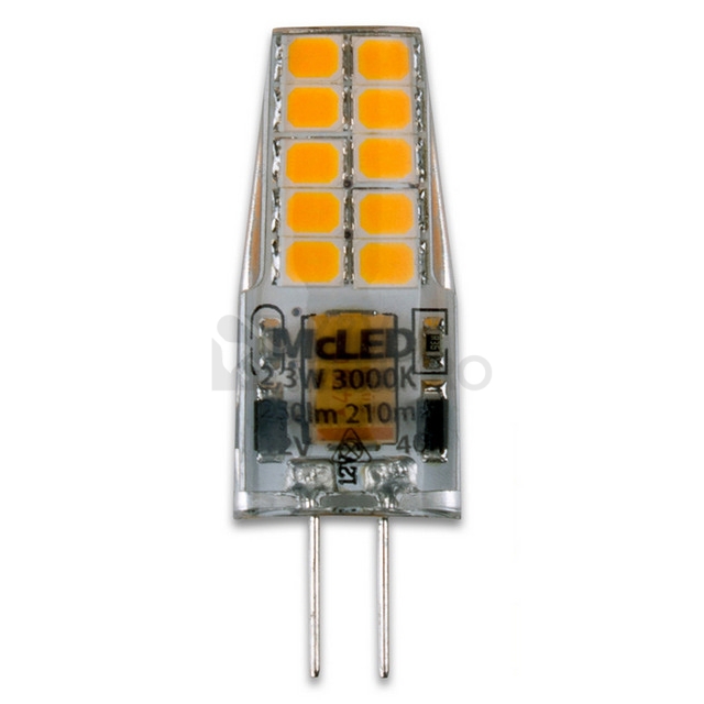 Obrázek produktu  LED žárovka G4 McLED 2,5W (25W) teplá bílá (3000K) 12V ML-325.003.92.0 1