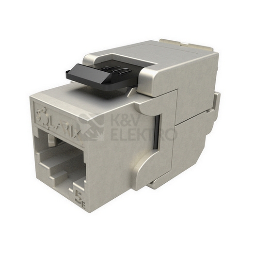 Obrázek produktu  Konektor keystone Solarix SXKJ-5E-STP-BK-SA CAT5E STP RJ45 0