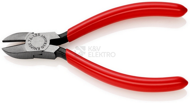 Obrázek produktu Štípací kleště Knipex 76 01 125 stranové 125mm 1