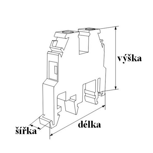 Svorka Elektro Bečov RSA 6 A bílá A141111