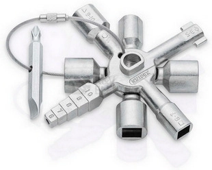 Obrázek produktu Klička na zámky rozvaděčů Knipex 00 11 01 multifunkční 0