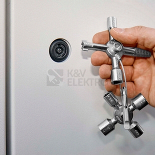 Obrázek produktu Klička na zámky rozvaděčů Knipex 00 11 01 multifunkční 3