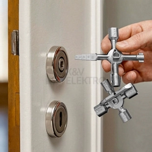 Obrázek produktu Klička na zámky rozvaděčů Knipex 00 11 01 multifunkční 7