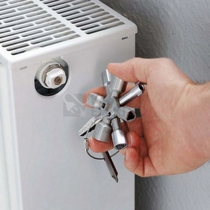 Obrázek produktu Klička na zámky rozvaděčů Knipex 00 11 01 multifunkční 8