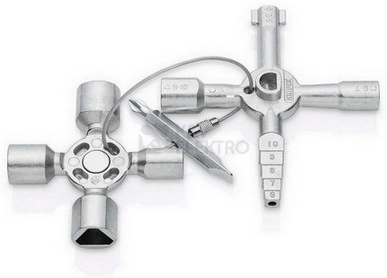 Obrázek produktu Klička na zámky rozvaděčů Knipex 00 11 01 multifunkční 9