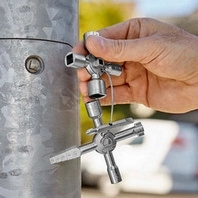Obrázek produktu Klička na zámky rozvaděčů Knipex 00 11 01 multifunkční 12