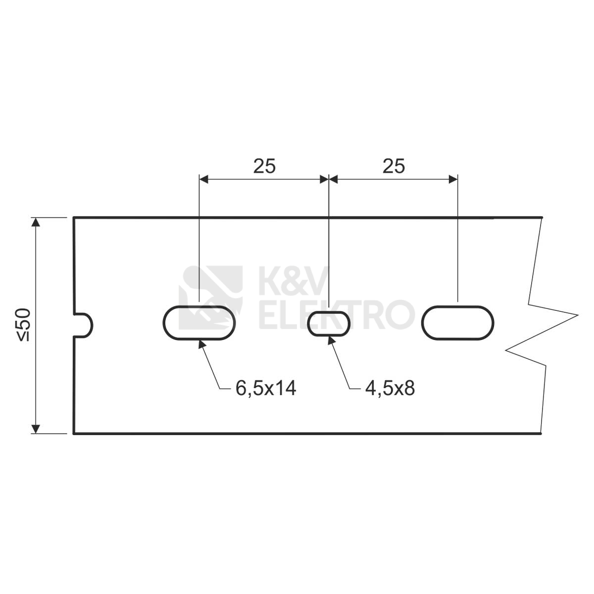 Obrázek produktu Rozvaděčový kanál RK 37,5X37,5 HF LD 2m 2