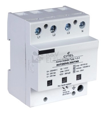 Obrázek produktu Svodič přepětí CITEL DUT250VG-300TNS 3597 0