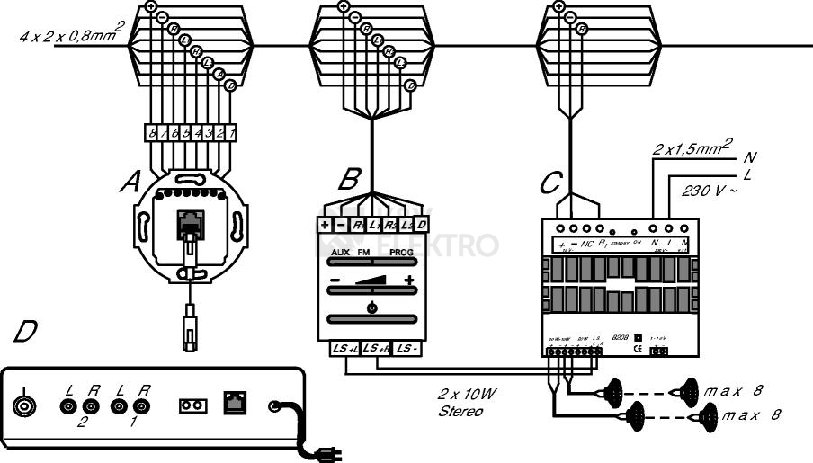 Obrázek produktu ABB zesilovač S 8200-0-0107 (2CKA008200A0107) 3