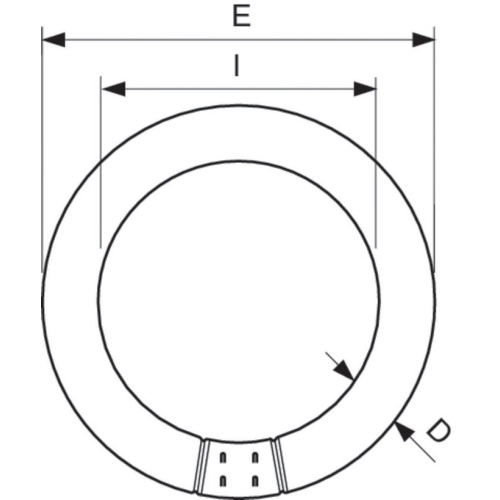 Kruhová zářivka Philips MASTER TL-E Circular Super 80 22W/840 T9 G10q neutrální bílá 4000K (obrázek 3)