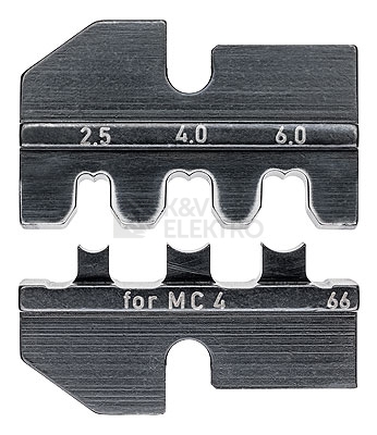Obrázek produktu  Lisovací čelisti Knipex 97 49 66 pro solární konektory MC4 Multi-Contact 0
