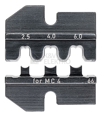 Obrázek produktu Lisovací čelisti Knipex 97 49 66 pro solární konektory MC4 Multi-Contact 0