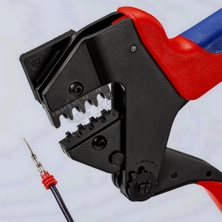 Obrázek produktu Lisovací kleště Knipex 97 43 200 bez čelistí 12
