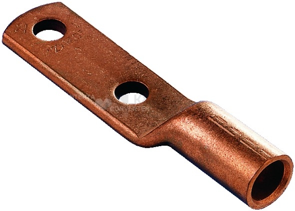 Obrázek produktu Kabelové oko lisovací Cu 6x2x5 KU25 průřez 6mm2 dvouděrové 2xM5 0