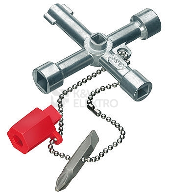 Obrázek produktu Klička na zámky rozvaděčů Knipex 00 11 03 univerzální 0