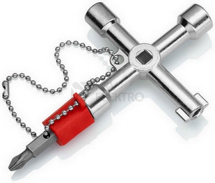 Obrázek produktu Klička na zámky rozvaděčů Knipex 00 11 03 univerzální 3