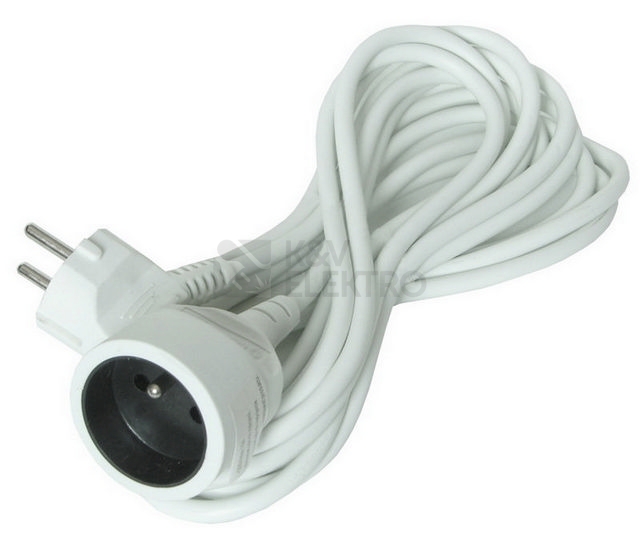 Obrázek produktu Prodlužovací kabel Solight 10m/1zásuvka bílá PS06 0