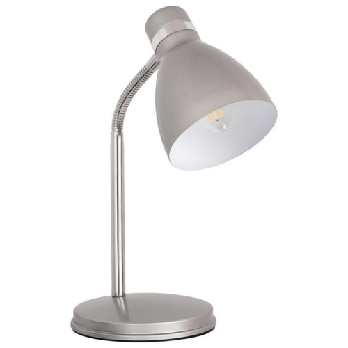 Levně Stolní lampa Kanlux ZARA HR-40-SR E14 stříbrná 07560