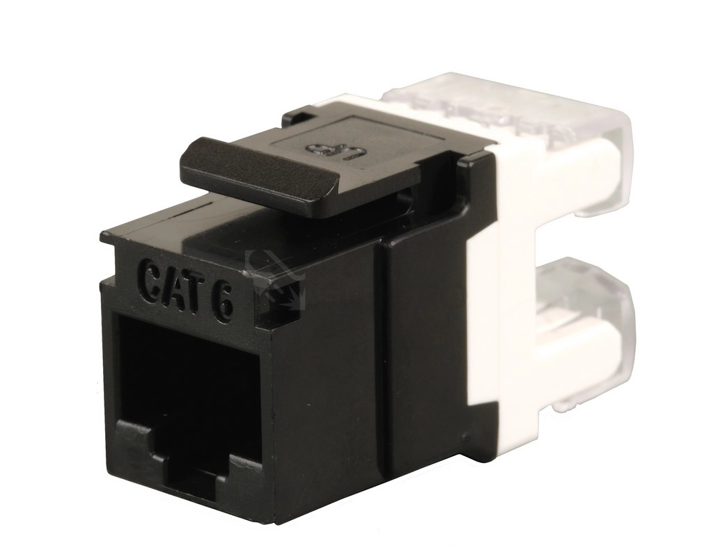 Obrázek produktu Konektor keystone Solarix SXKJ-6-UTP-BK CAT6 UTP RJ45 0