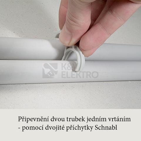 Obrázek produktu Příchytka pro dvě trubky Schnabl DSS 20-25 30240 (200ks) 1