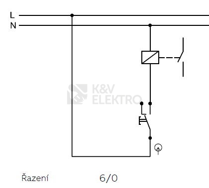 Obrázek produktu  ABB Element,Time tlačítko č.6/0 IP44 bílá 3558E-A86940 03 1