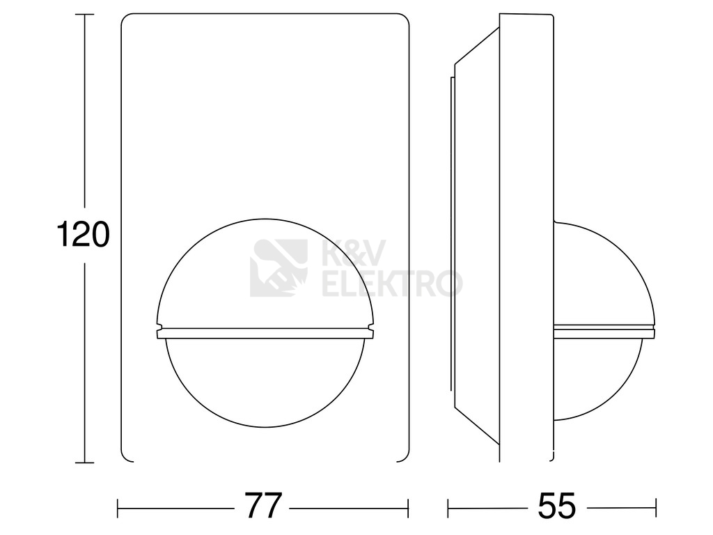 Obrázek produktu Pohybové čidlo STEINEL IS180-2 černá IP54 603113 1