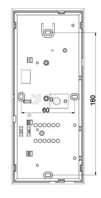 Obrázek produktu Domovní telefon TESLA 2-BUS ELEGANT bílá 4FP 211 03.201 2