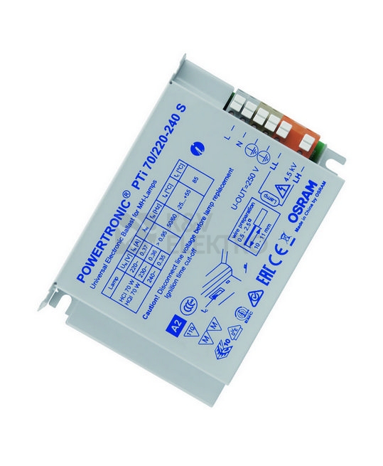 Obrázek produktu Elektronický předřadník OSRAM POWERTRONIC PTI 70/220-240 S 0