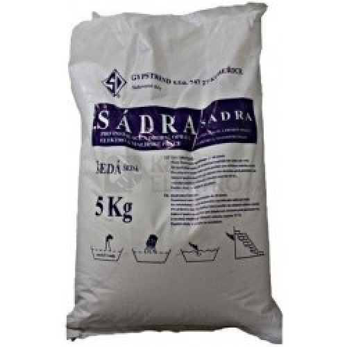  Gypstrend sádra stavební šedá 5kg