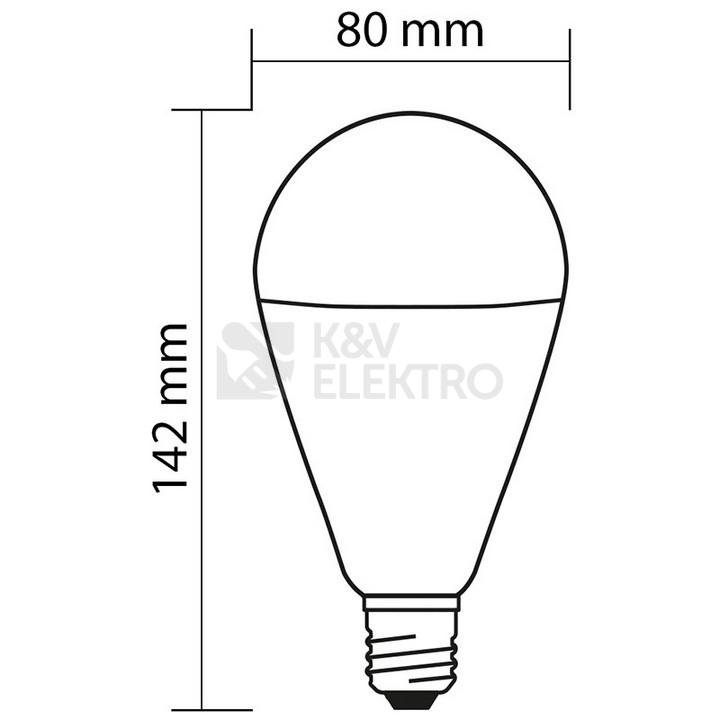 Obrázek produktu  LED žárovka E27 McLED 16W (90W) teplá bílá (2700K) ML-321.017.95.0 4