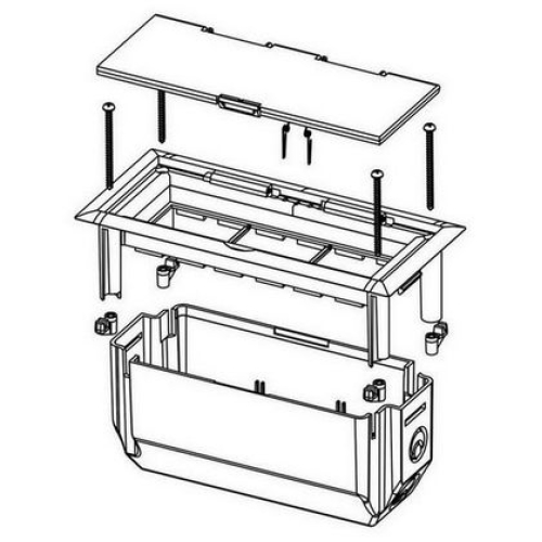 Krabice podlahová Kopos KOPOBOX MINI L HB
