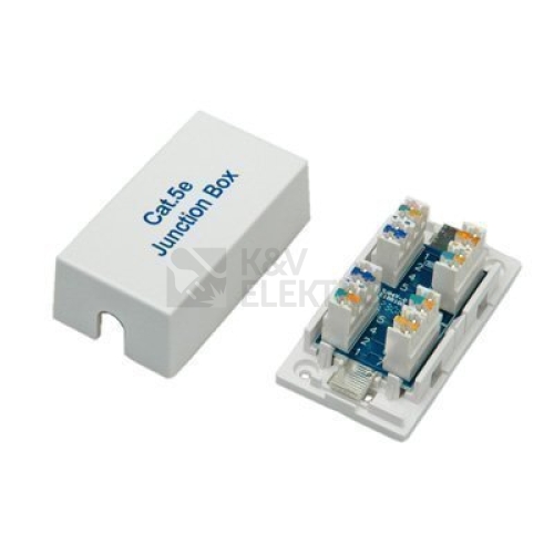  Spojka datového kabelu Solarix spojovací box CAT5E UTP 8p8c LSA+/Krone KRJ45-VEB5