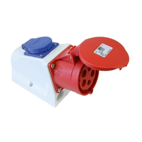ZASUVKA 16A/3P 230V IP44 9213-6F