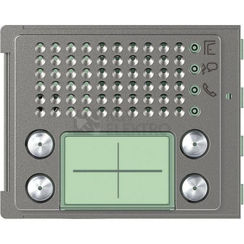 Bticino Sfera ROBUR kryt audio-tlačítkového modulu se čtyřmi tlačítky 351185