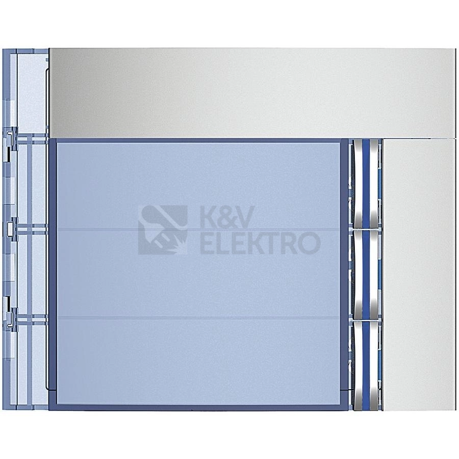 Obrázek produktu Bticino Sfera kryt audio jednotky základního, 3 tlačítka, Kov 352031 0