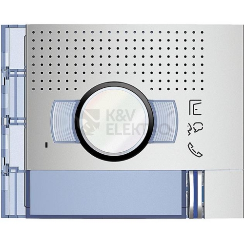 Bticino Sfera kryt audio/video jednotky, 1 tlačítko, kov 351211